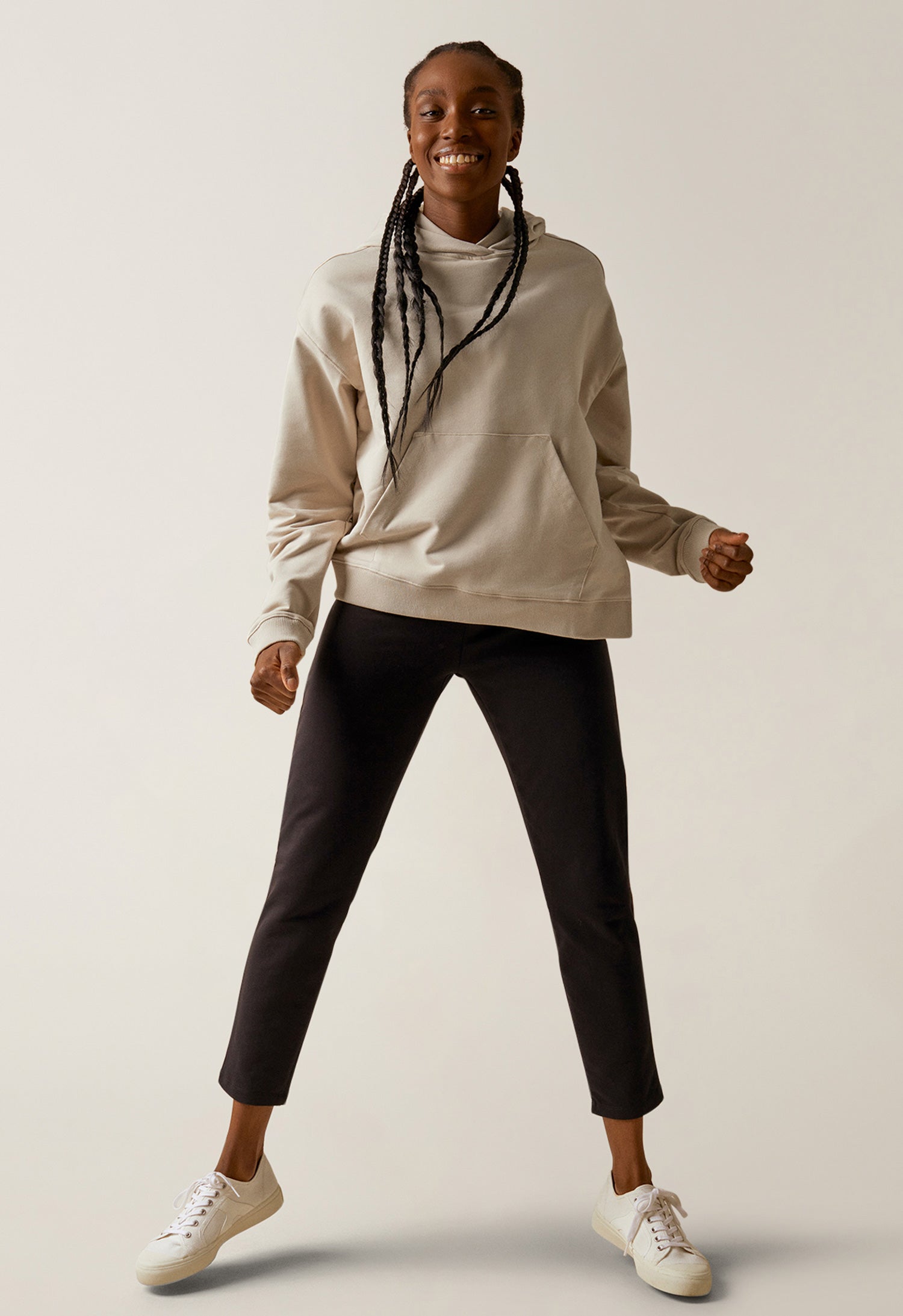 Imetys-huppari - vaalea beige