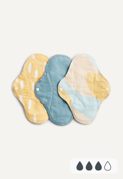 Kestositeet - Päivä - Sininen kuosi