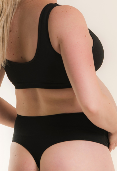 Äitiysstringi - Musta