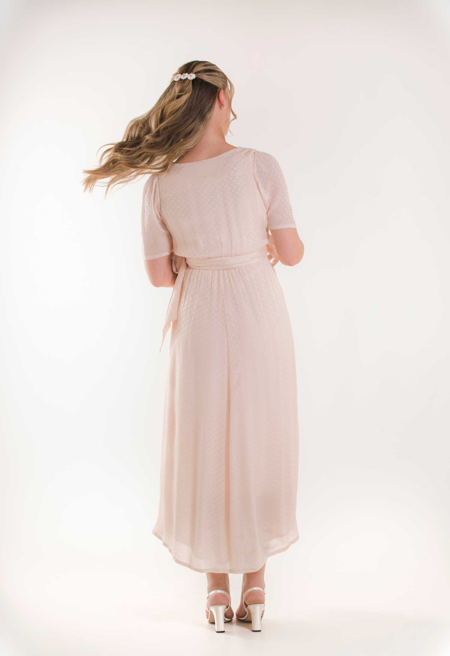 Juhlamekko - vaaleanpunainen samppanja