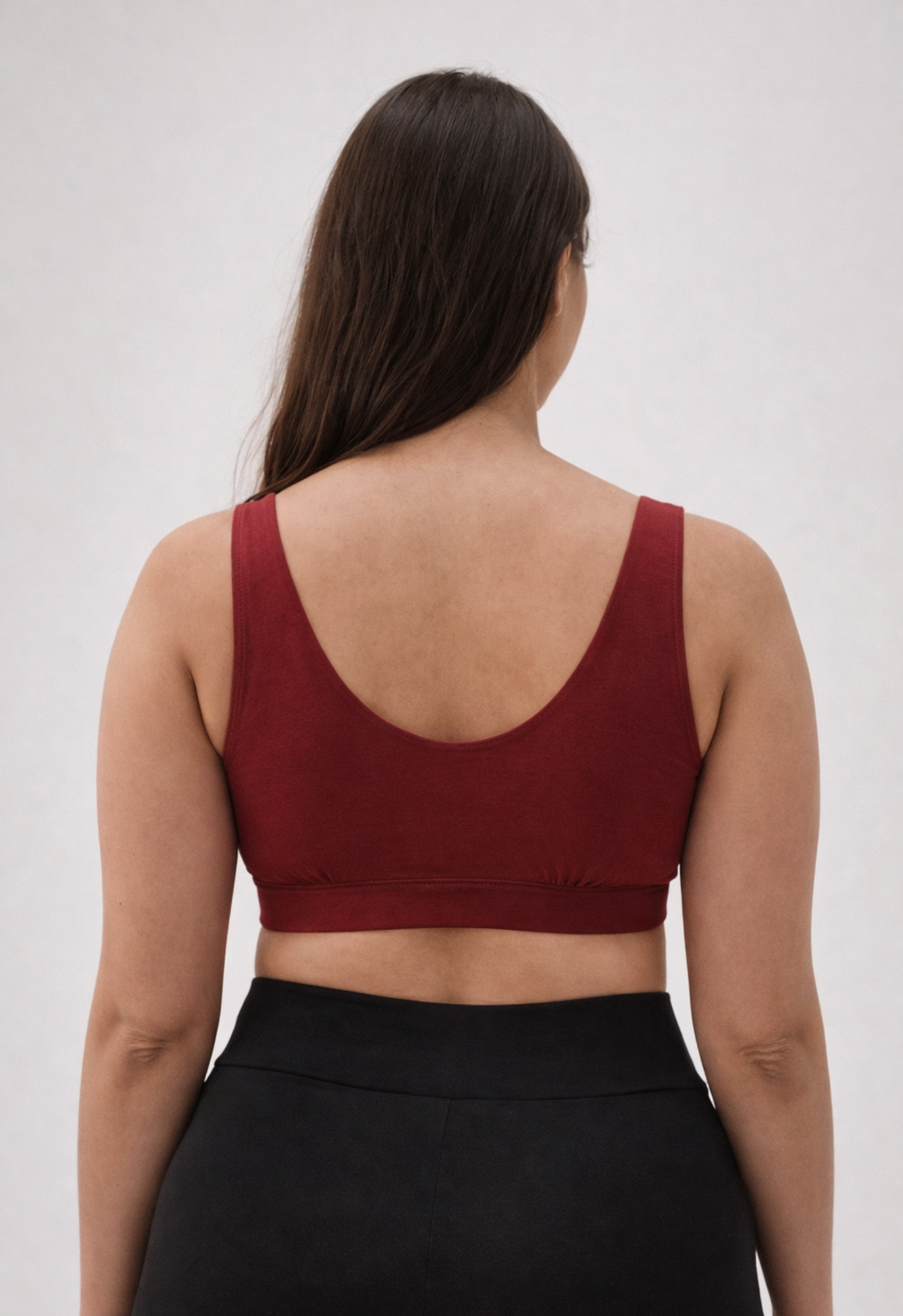 Pehmeä imetysrintaliivi 75D - 110F - Punainen