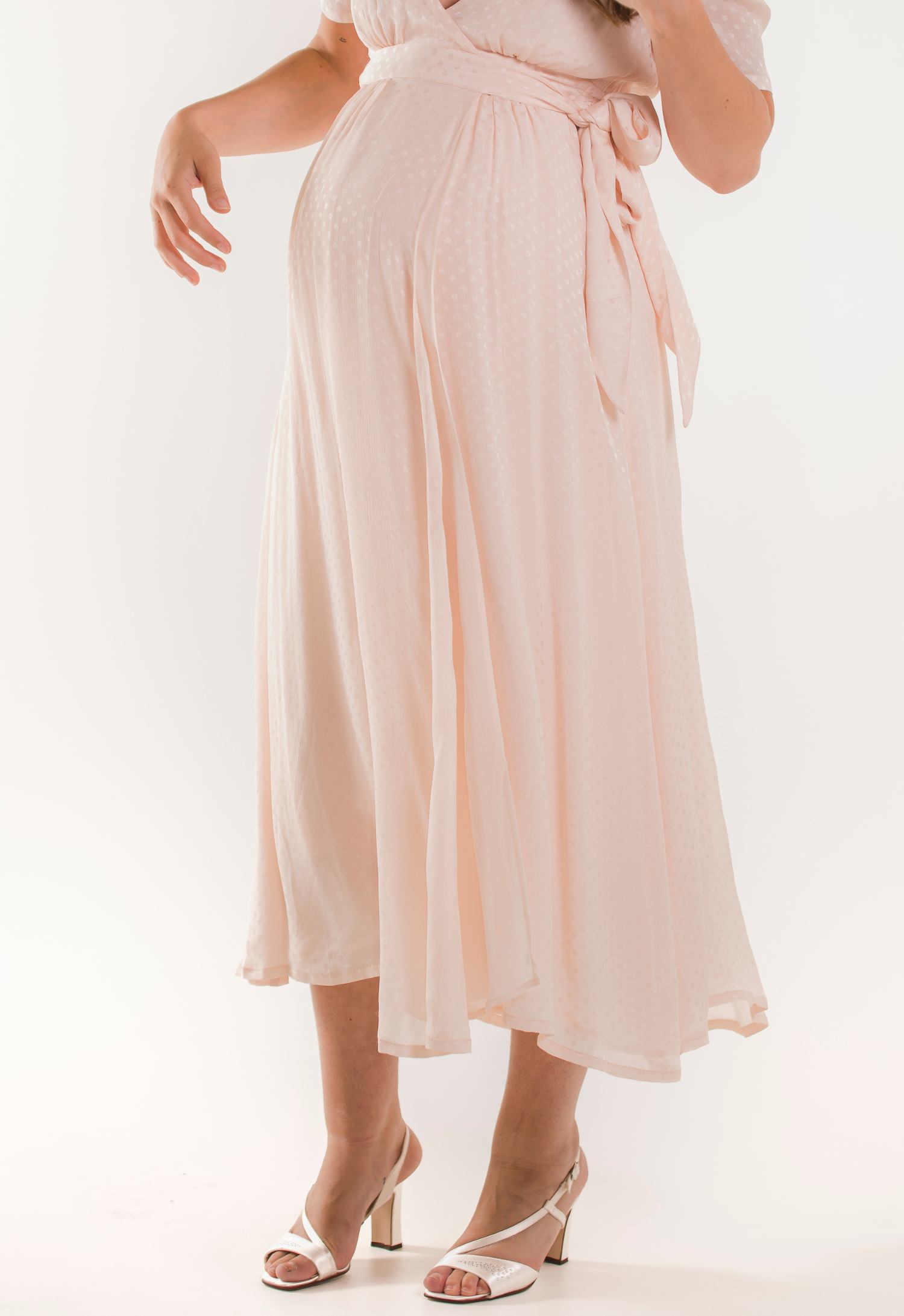 Juhlamekko - vaaleanpunainen samppanja