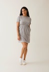 The Shirt Mini Dress - Harmaa meleerattu
