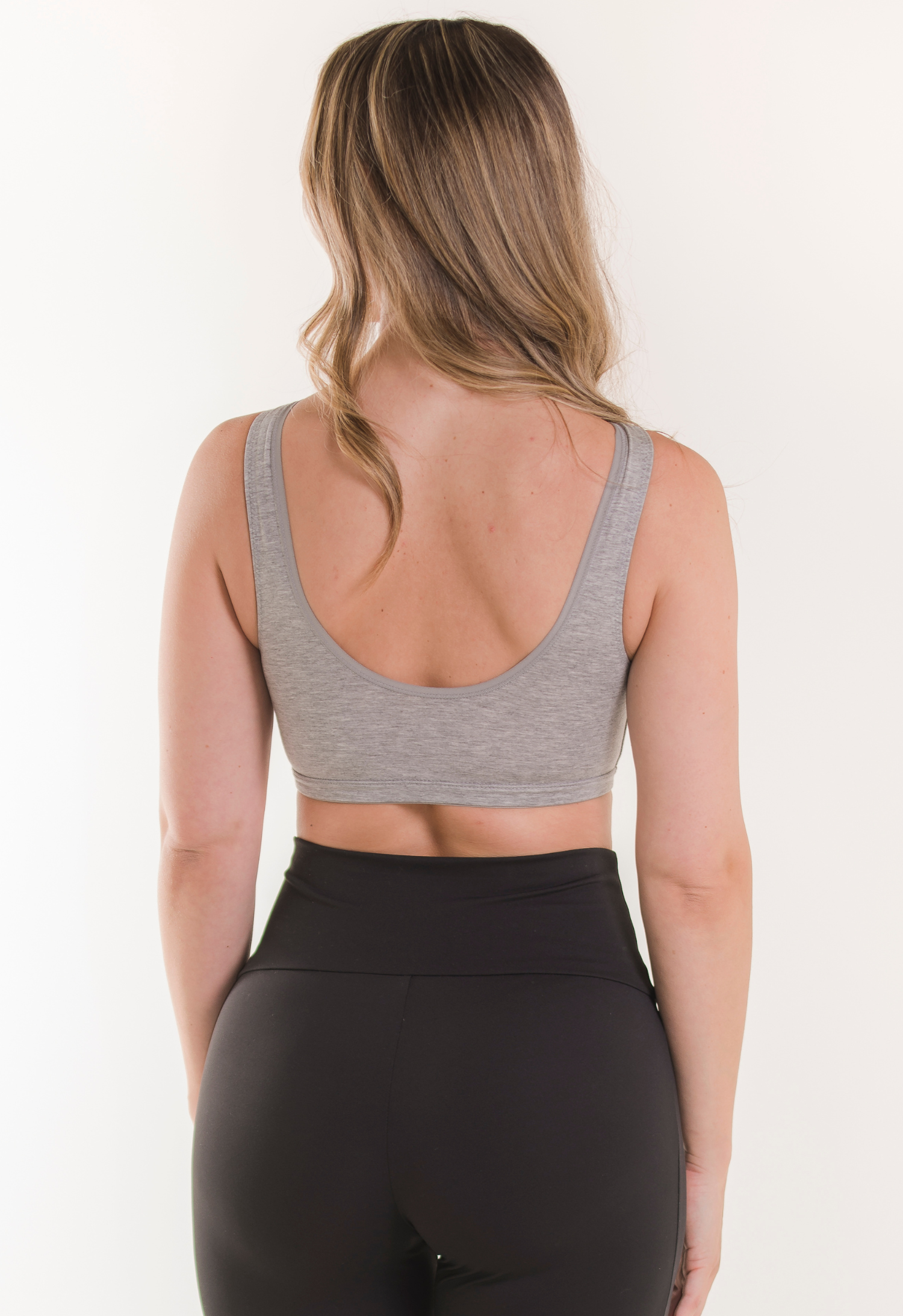 Pehmeät imetysliivit - meleerattu harmaa