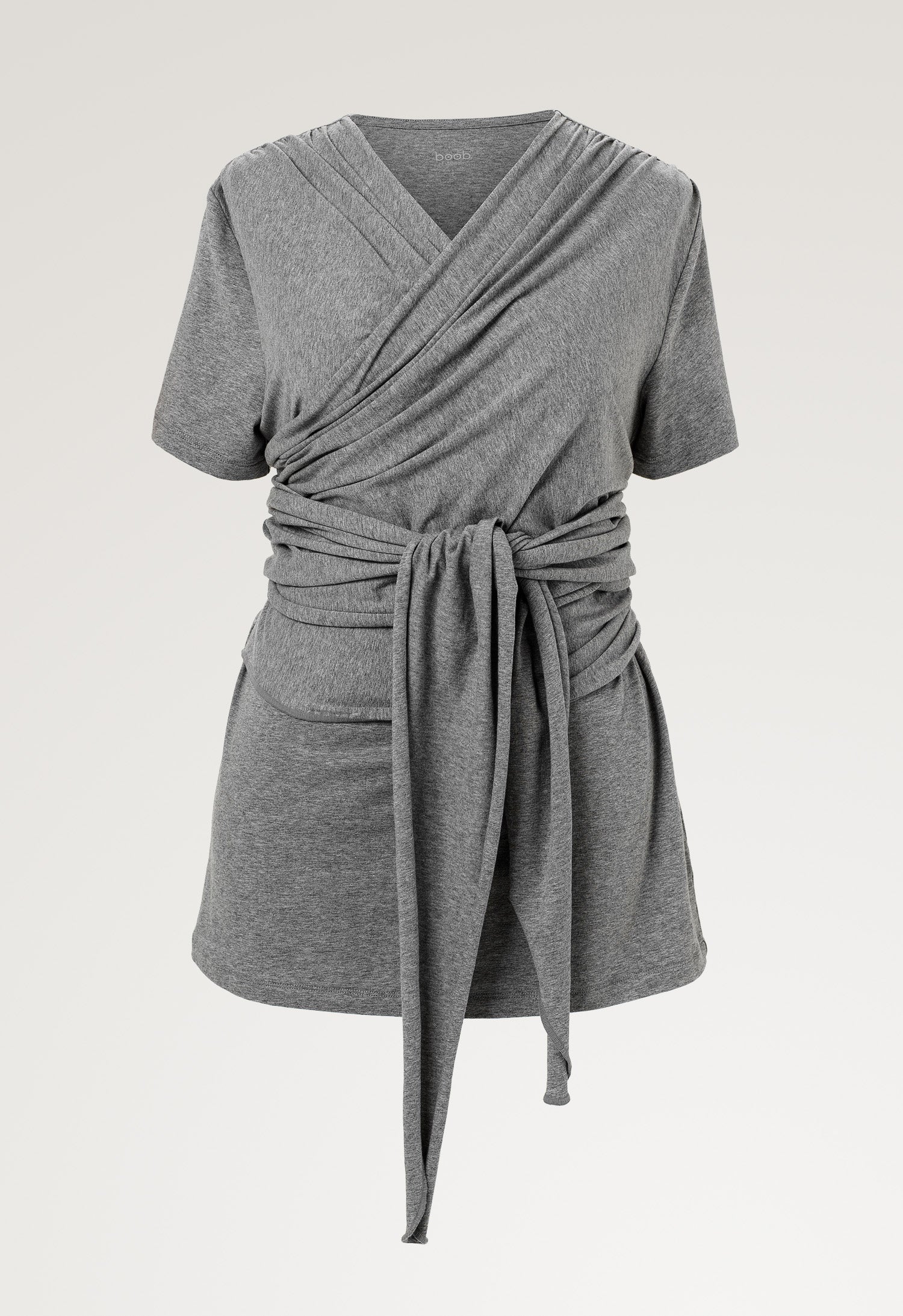 Ihonmyötäinen toppi - harmaa meleerattu