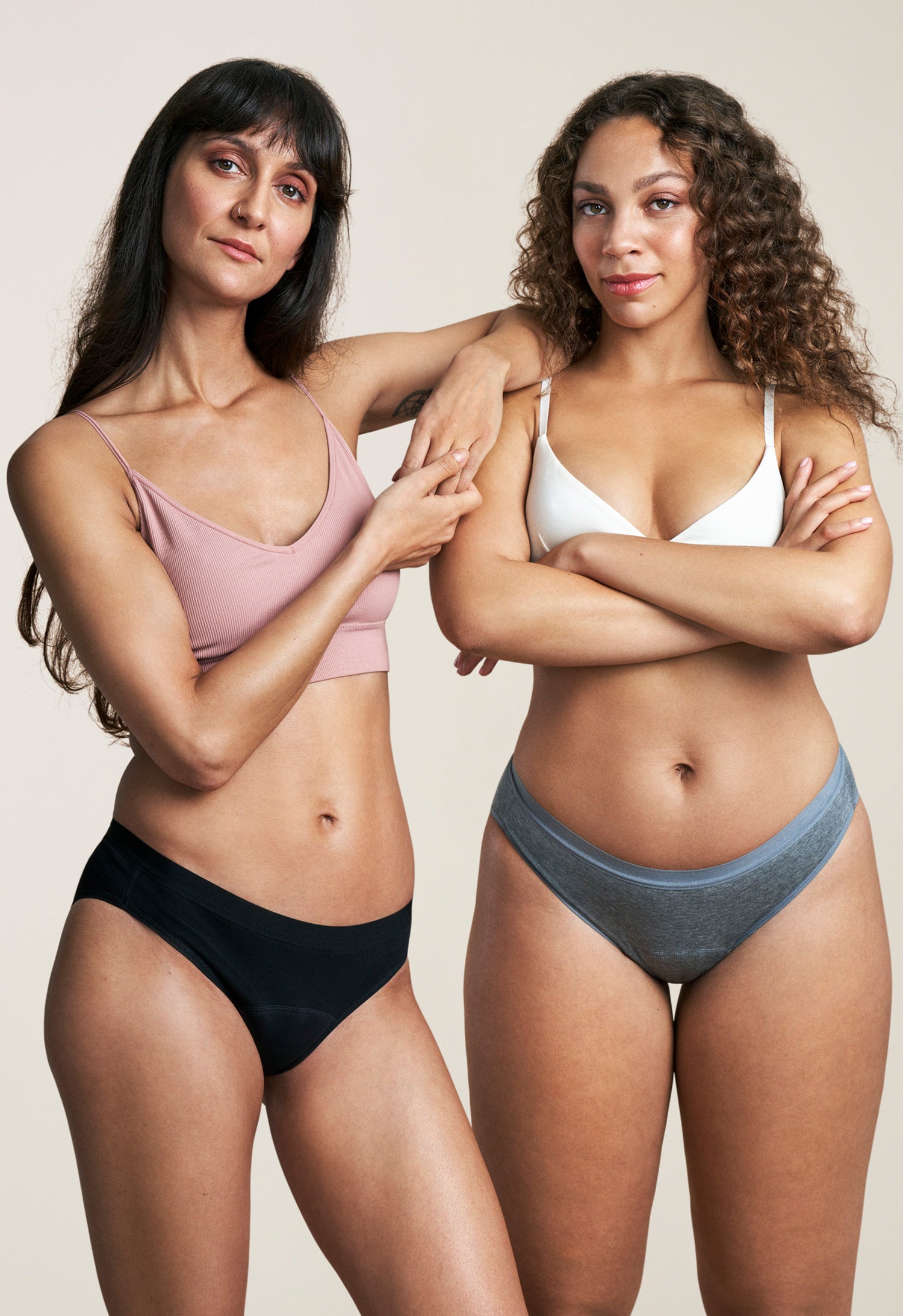 Kuukautishousut - Bikini - Runsas vuoto - Musta